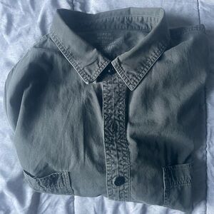 J. Crew Men's Charcoal Button Down Shirt